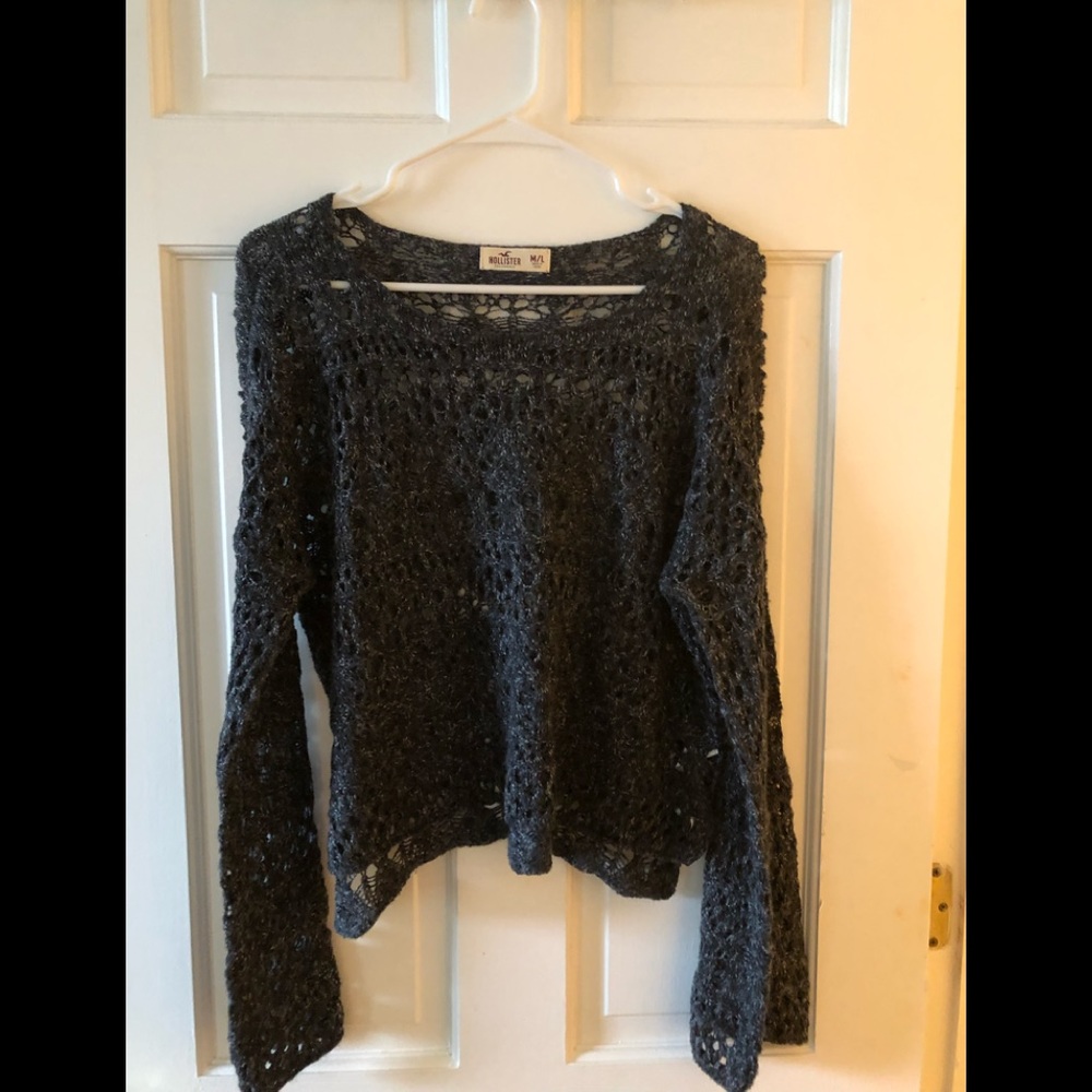 Hollister Crochet Sweater GUC